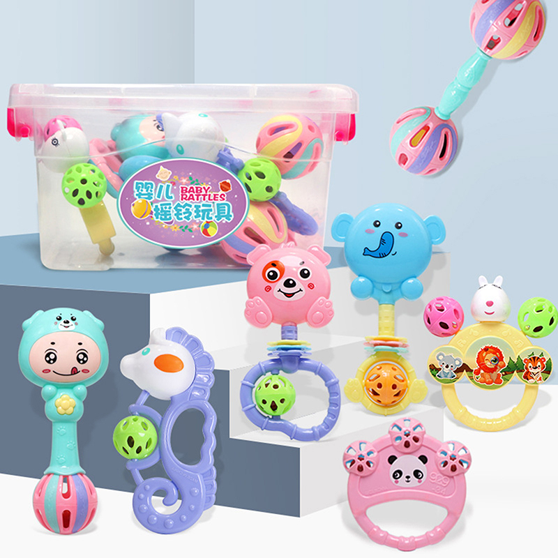 Baby Rattle Toy Set - Набор из 1/7 предметов: детские погремушки,