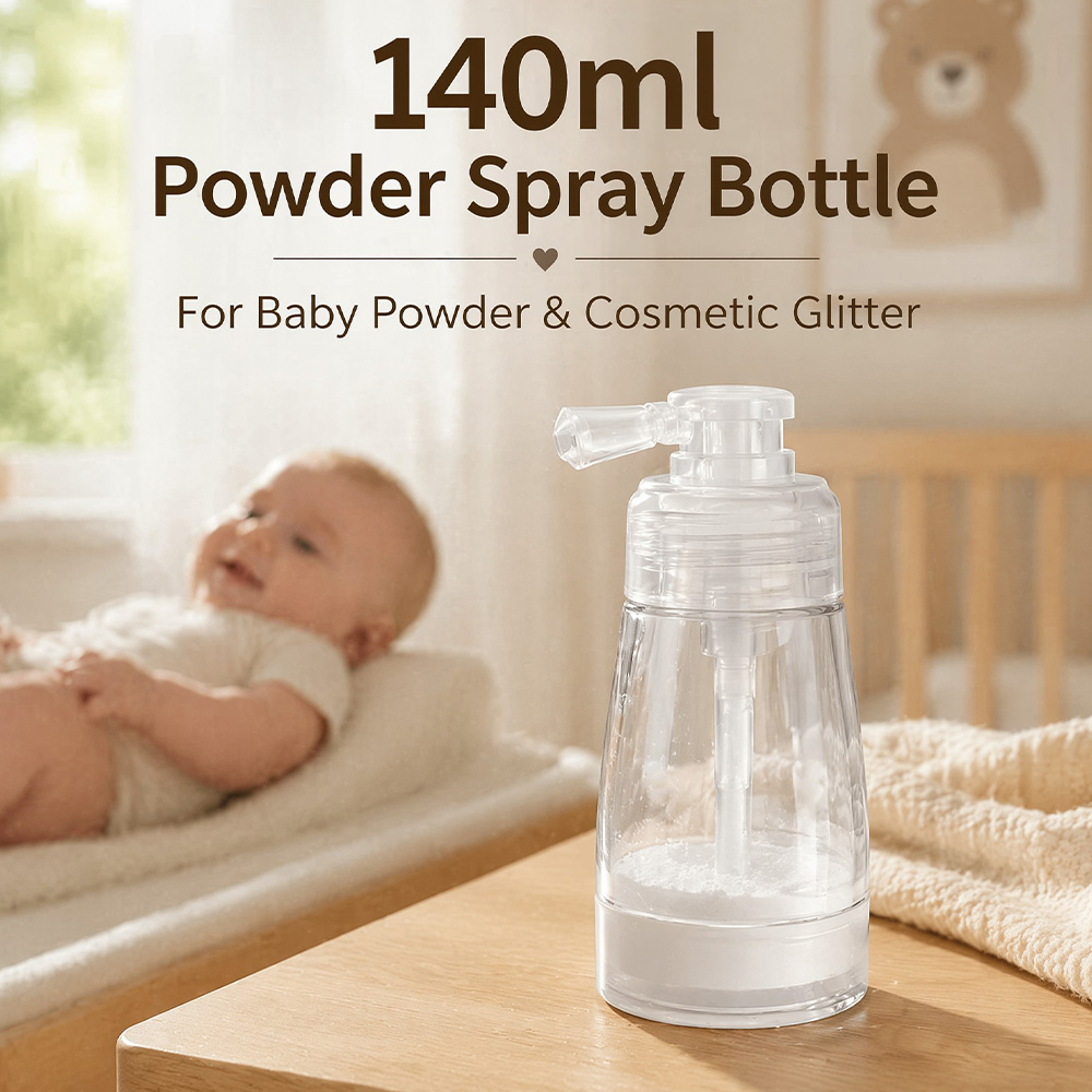 Baby Products Distributor - Флакон-спрей для сухой пудры с дозатором-помпой,