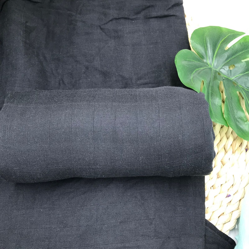 Baby Swaddle Blanket - Детское накидка чистого черного цвета, ультрамягкое
