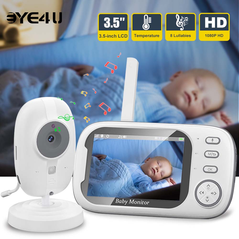 Wireless Baby Monitor - 3.5'' Видеоняня 2.4G Мать Дети Двустороннее