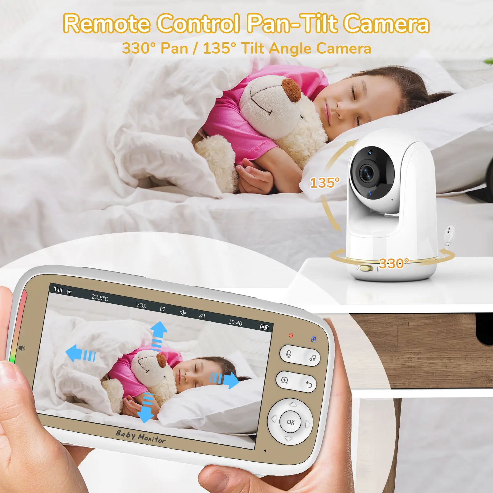 VB803 PRO Baby Monitor, с 2шт  – обзор и цена Wireless Baby Monitor