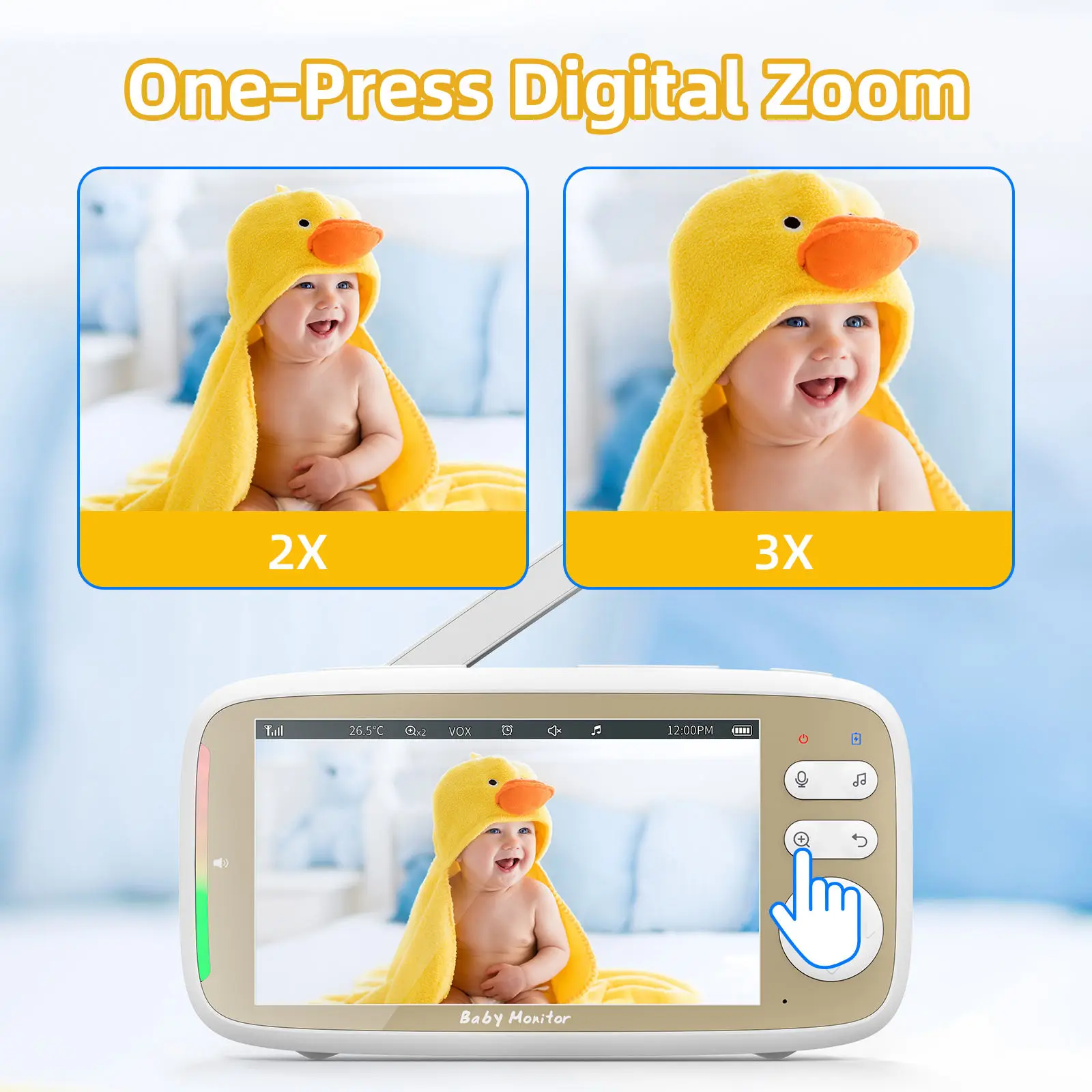 VB803 PRO Baby Monitor, с 2шт  – обзор и цена Wireless Baby Monitor