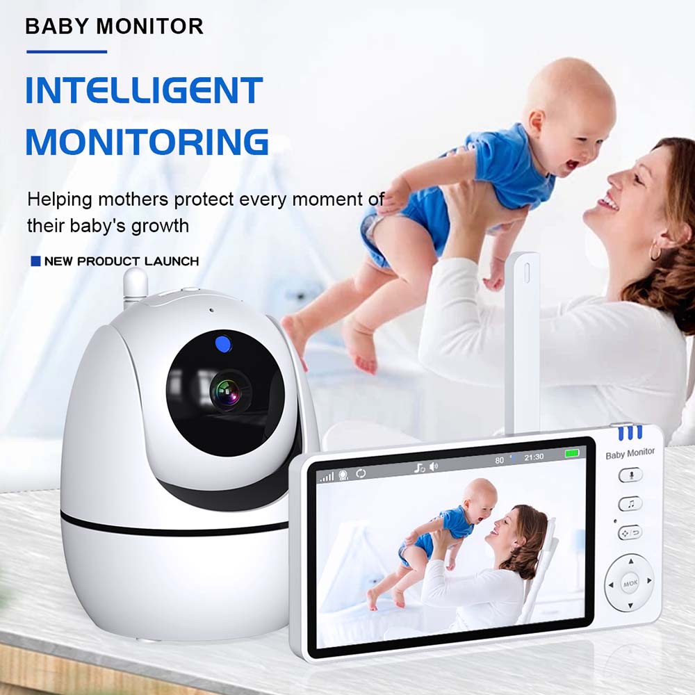 5-дюймовая видеоняня, внутренн – обзор и цена Wireless Baby Monitor