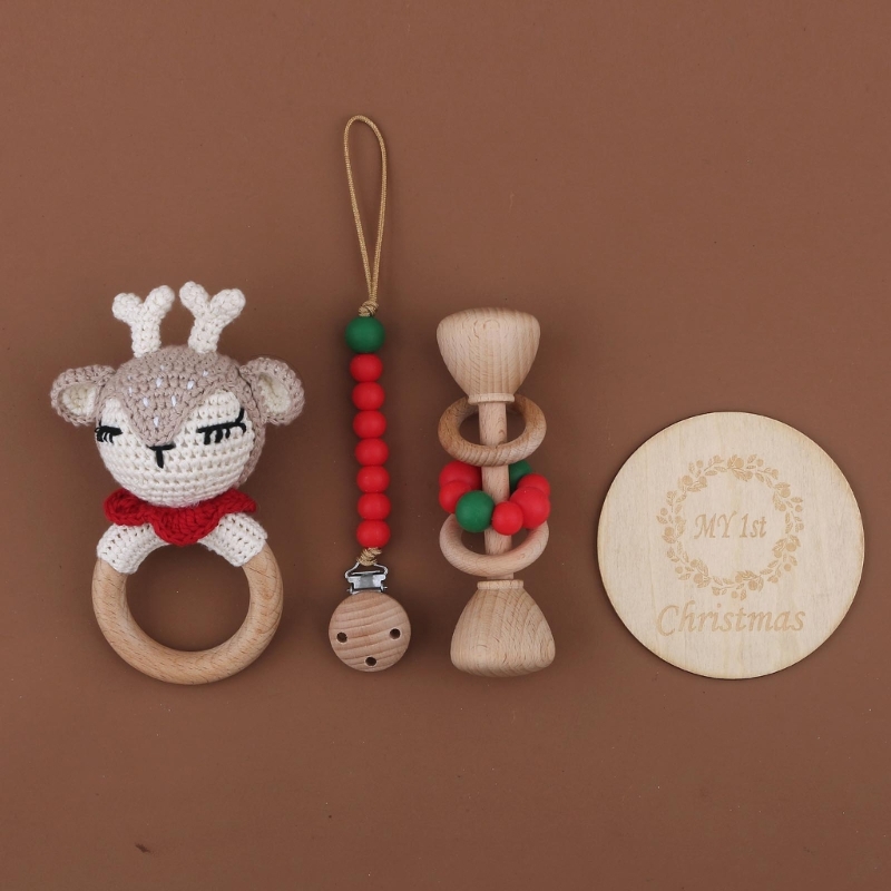 1 комплект, вязанная крючком д – обзор и цена Baby Rattle Toy Set