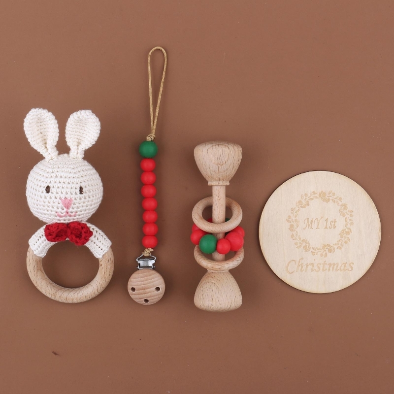 1 комплект, вязанная крючком д – обзор и цена Baby Rattle Toy Set
