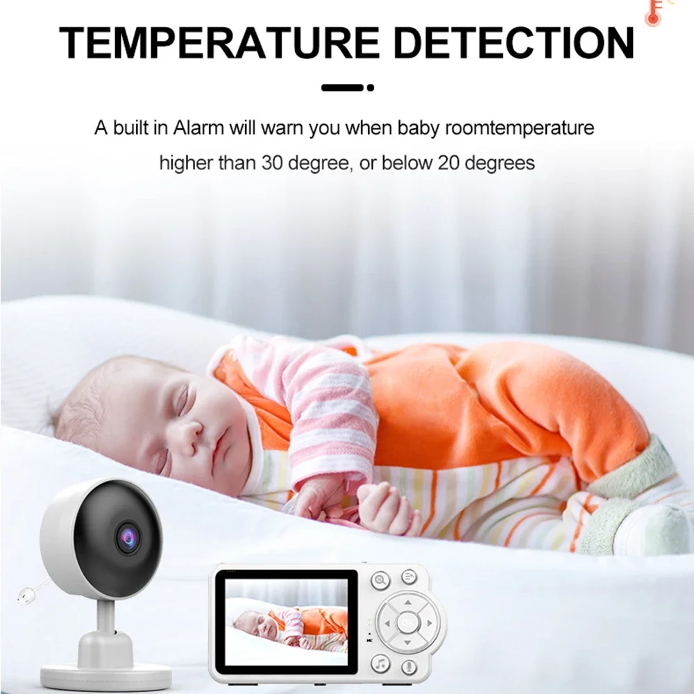 2,8-дюймовая видеоняня с цифро – обзор и цена Wireless Baby Monitor