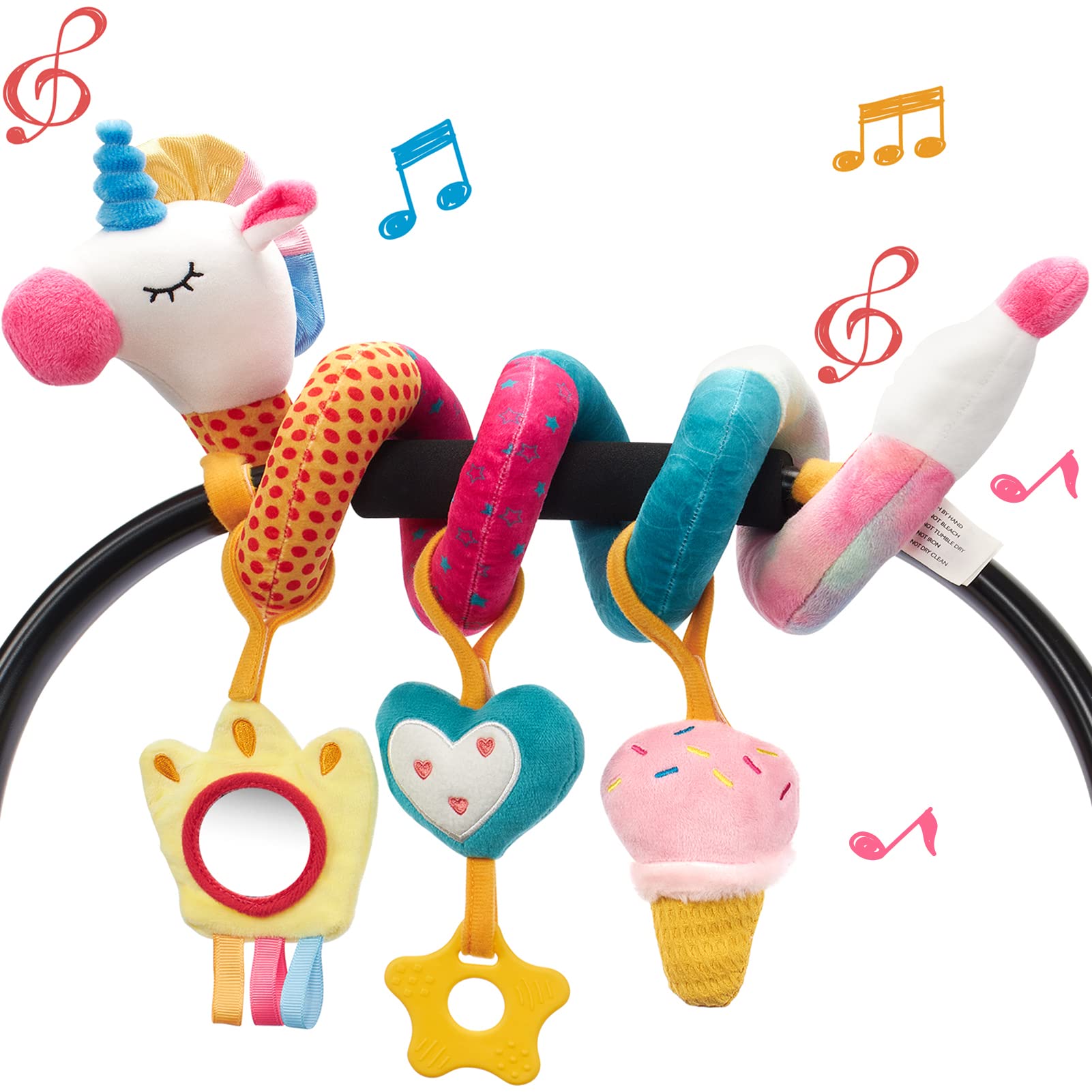 Игрушки для автокресла для мла – обзор и цена Baby Rattle Toy Set